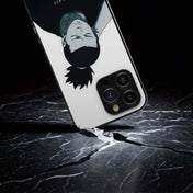 Shikamaru The Lazy Genius Black and White Metal/Glass Hybrid Case