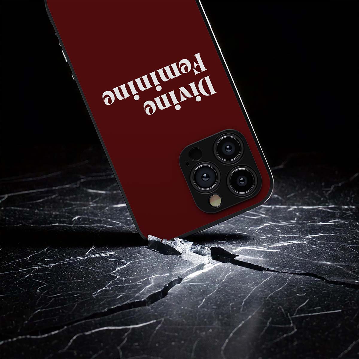 Divine Feminine Metal/Glass Hybrid Case