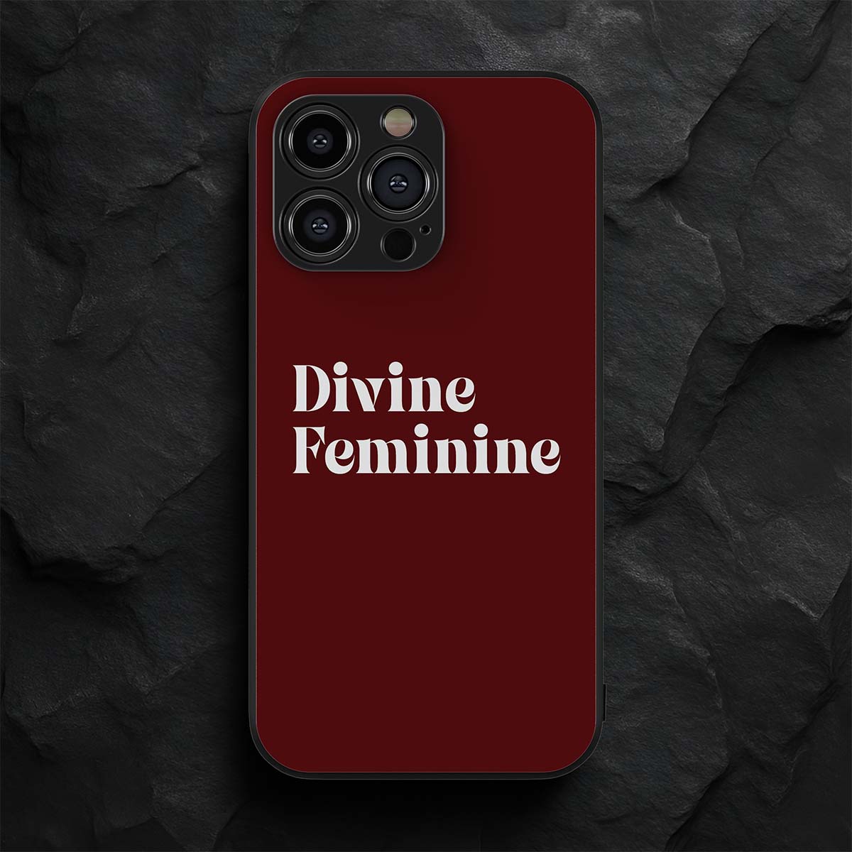 Divine Feminine Metal/Glass Hybrid Case