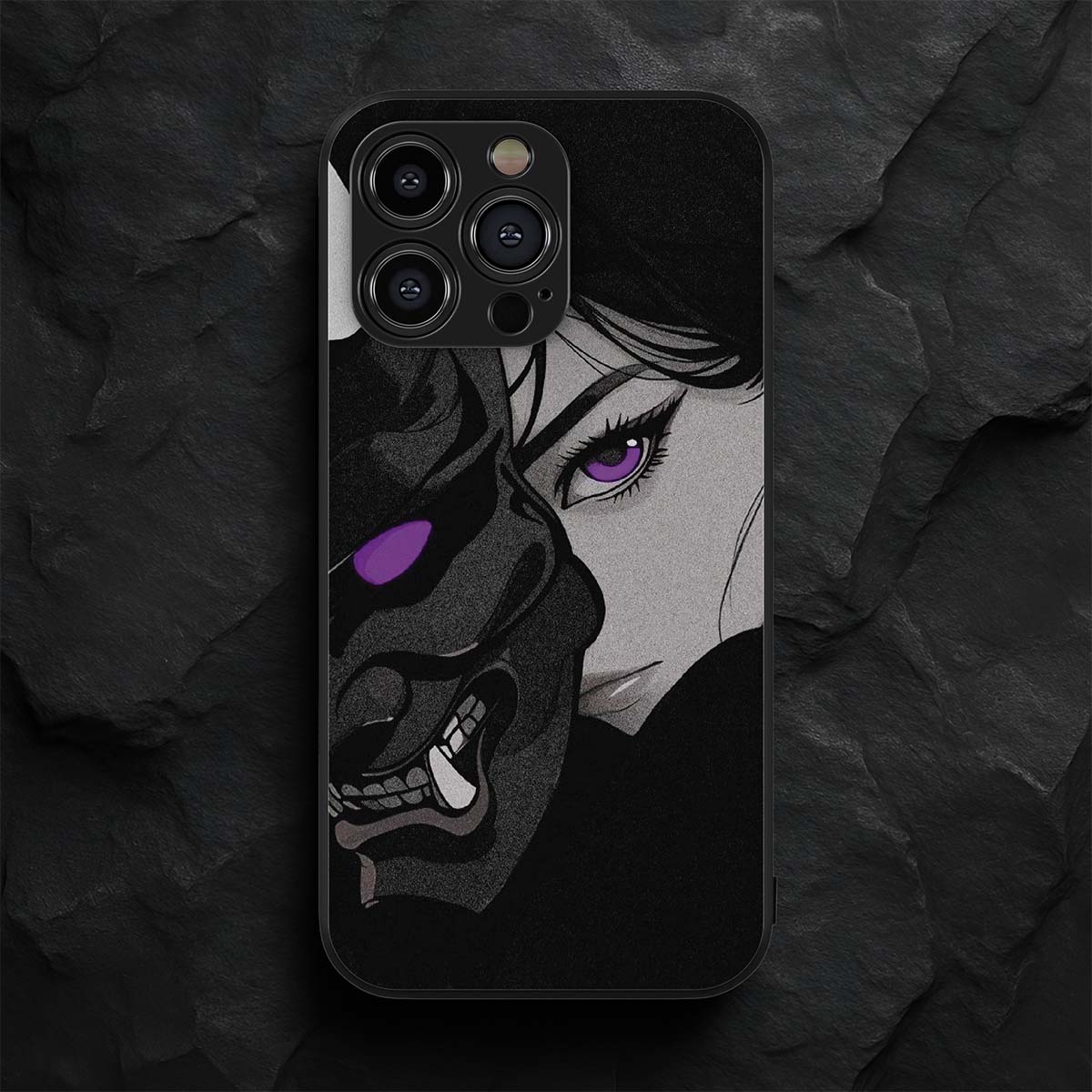 Enigmatic Visage Metal/Glass Hybrid Case