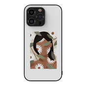 Floral Elegance Essence Metal/Glass Hybrid Case