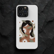 Floral Elegance Essence Metal/Glass Hybrid Case