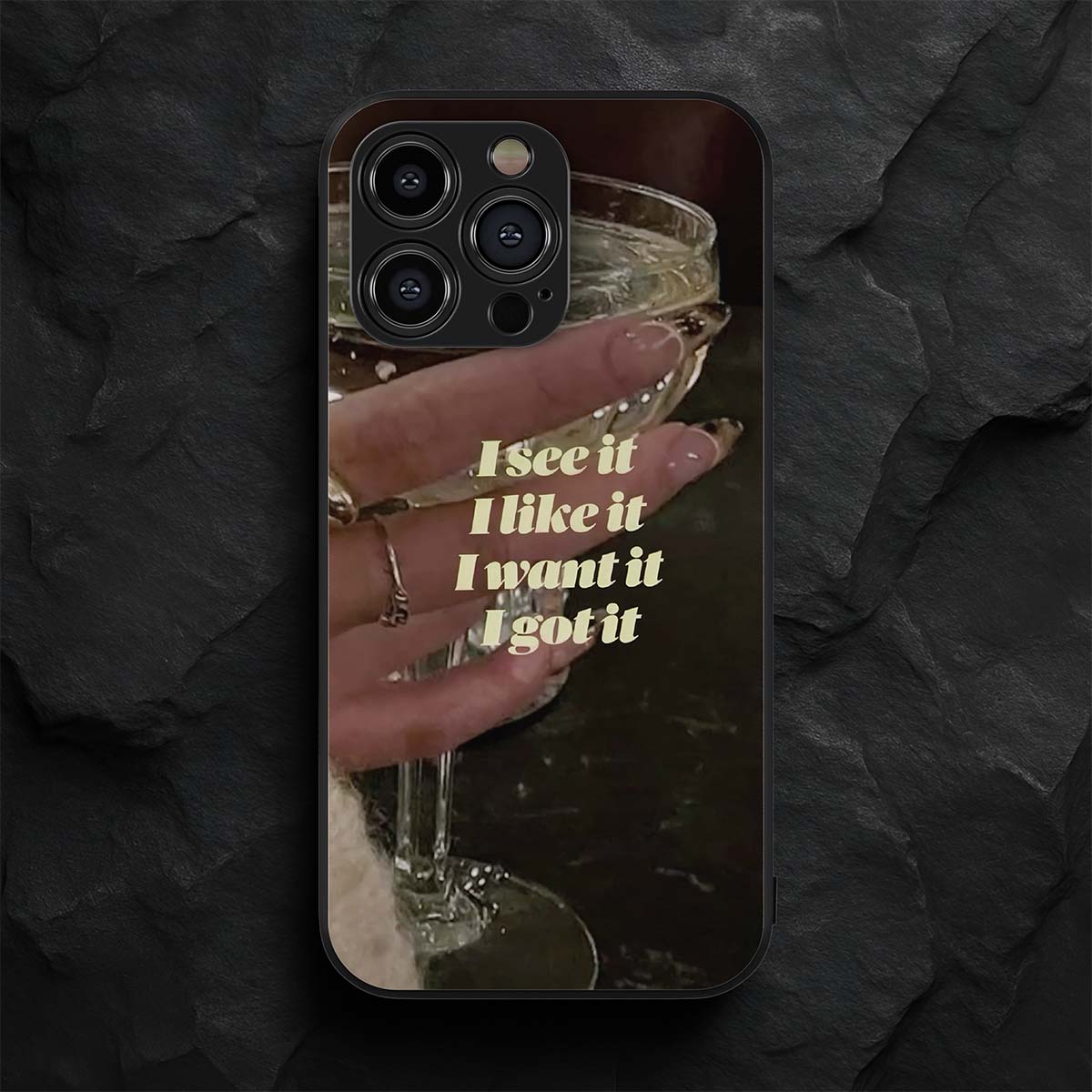 I See It I Got It Metal/Glass Hybrid Case
