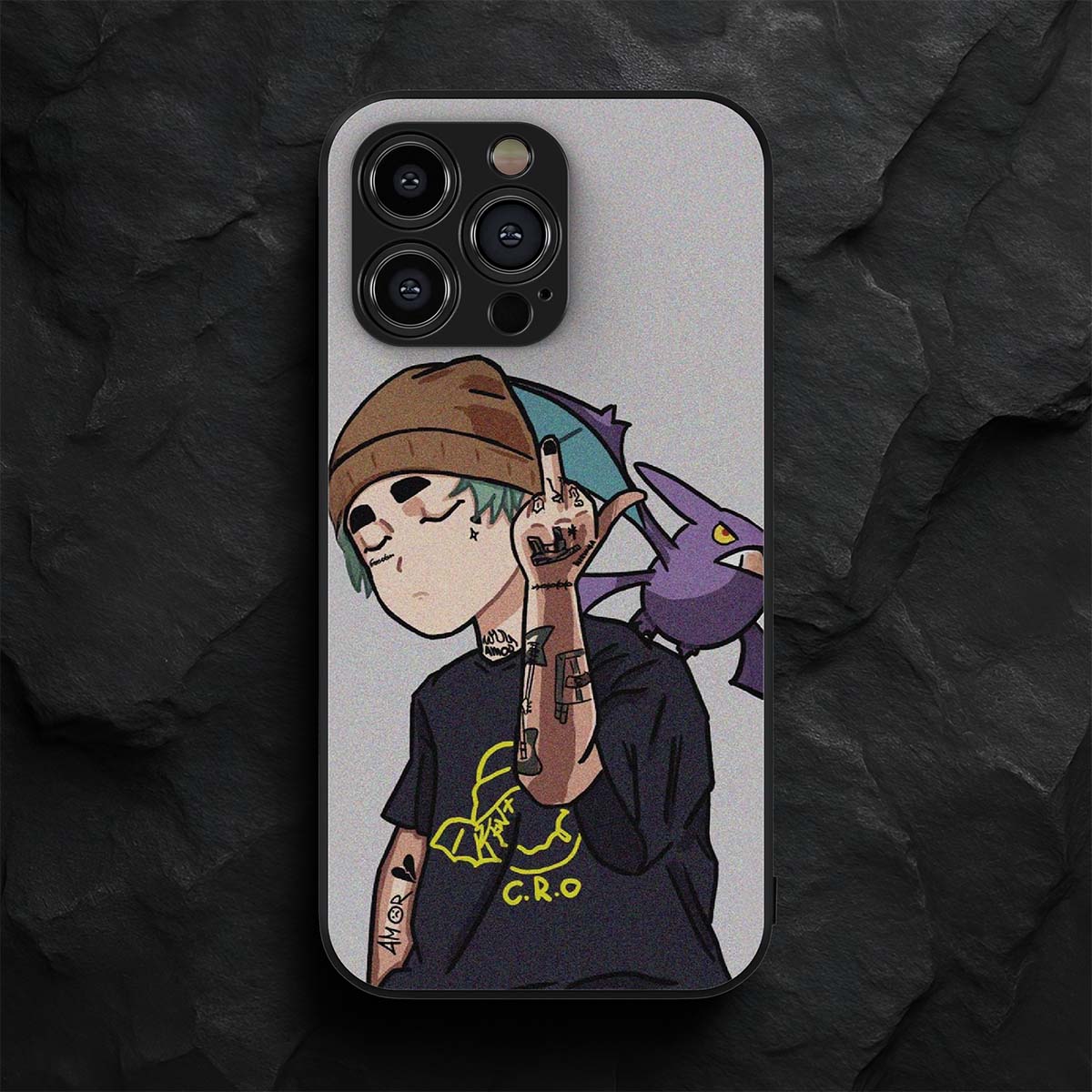 Inked Capster Metal/Glass Hybrid Case