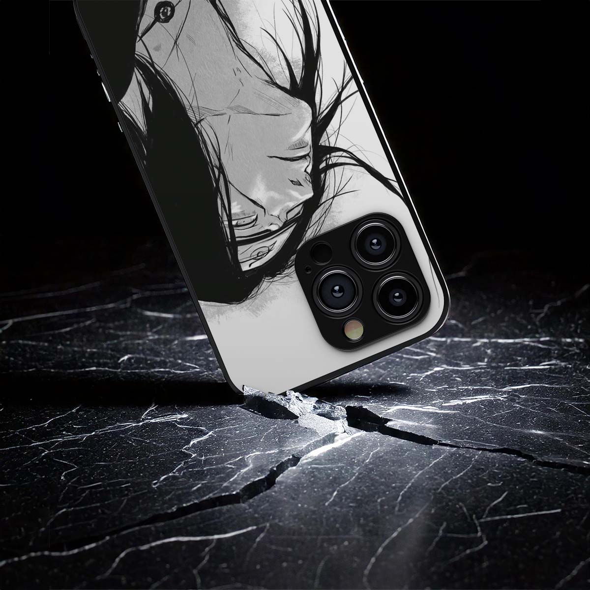 Itachi Uchiha 1 Metal/Glass Hybrid Case