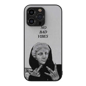 No Bad Vibes 1 Metal/Glass Hybrid Case