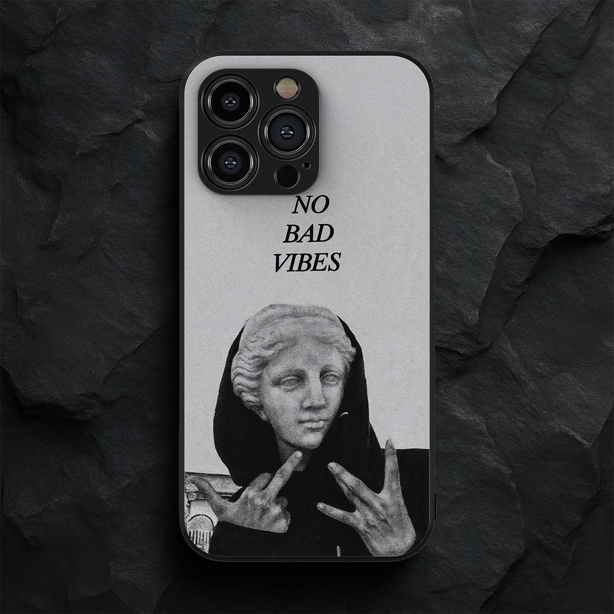 No Bad Vibes 1 Metal/Glass Hybrid Case
