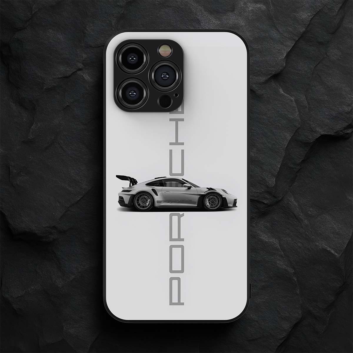 Porsche 1 Metal/Glass Hybrid Case