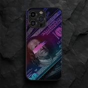 Purple Cash Cascade Metal/Glass Hybrid Case
