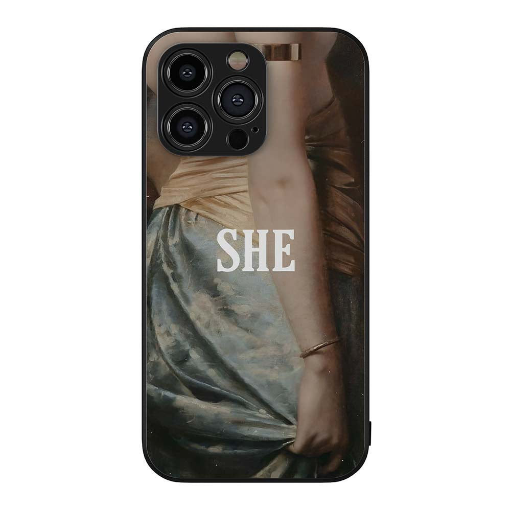 She 1 Metal/Glass Hybrid Case