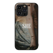 She 1 Metal/Glass Hybrid Case