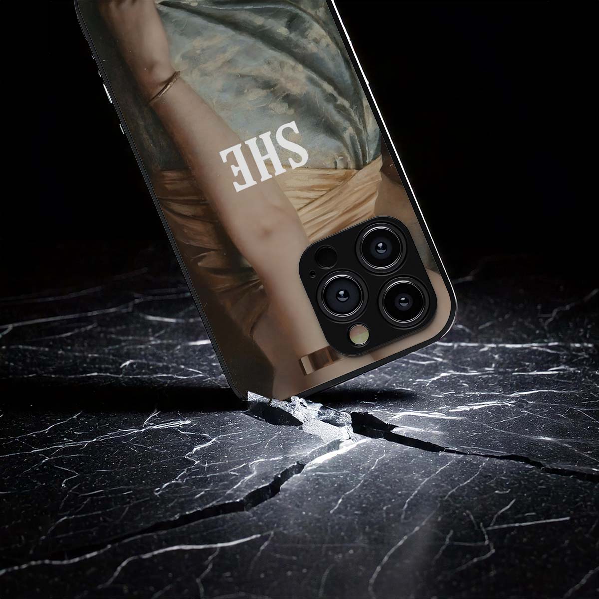 She 1 Metal/Glass Hybrid Case