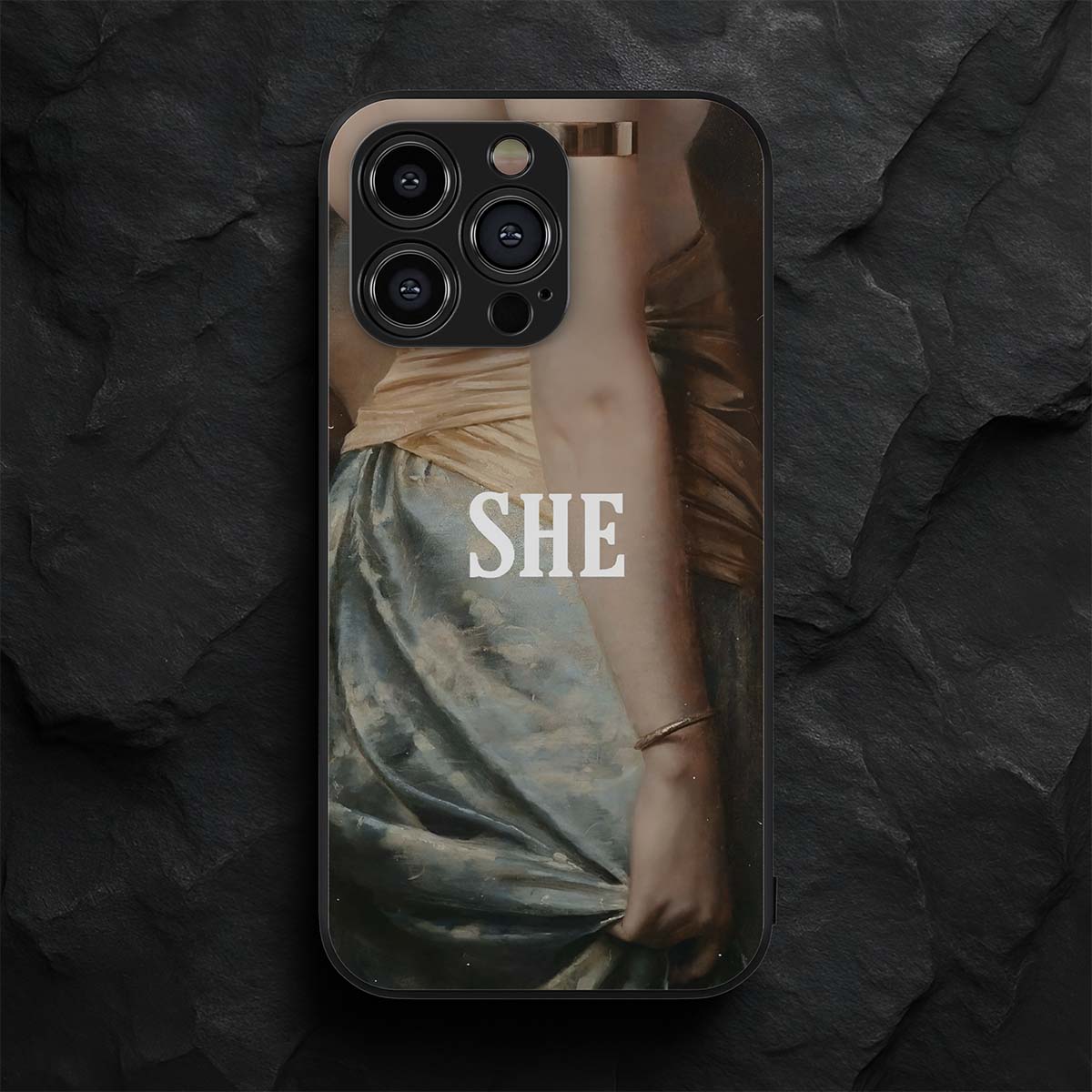 She 1 Metal/Glass Hybrid Case