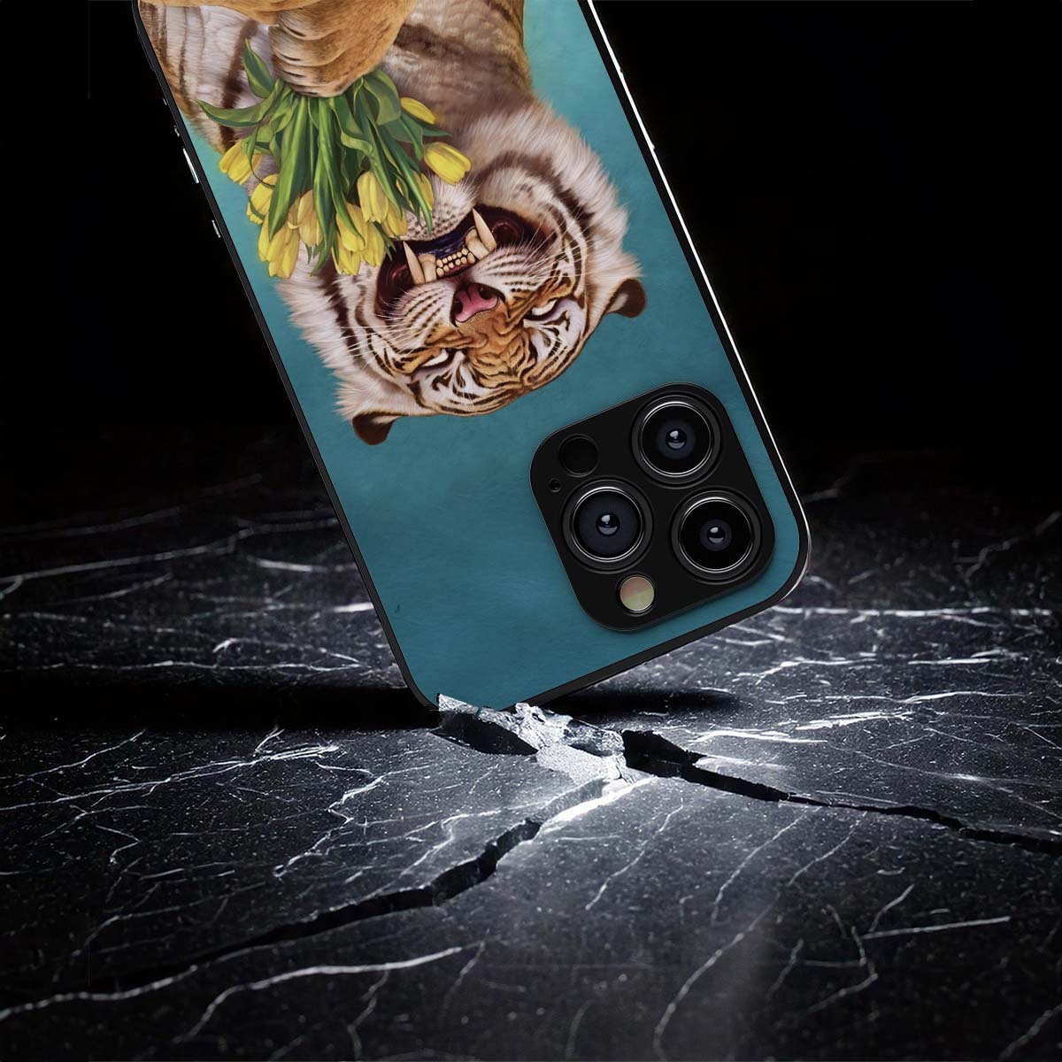 Tigerbloom Metal/Glass Hybrid Case