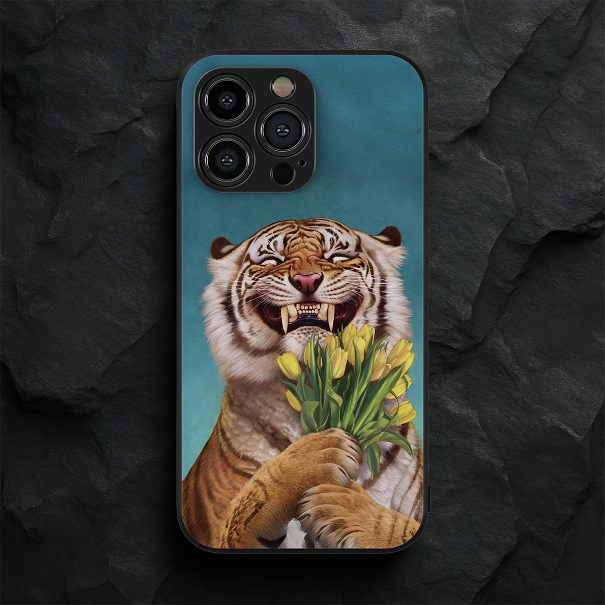 Tigerbloom Metal/Glass Hybrid Case
