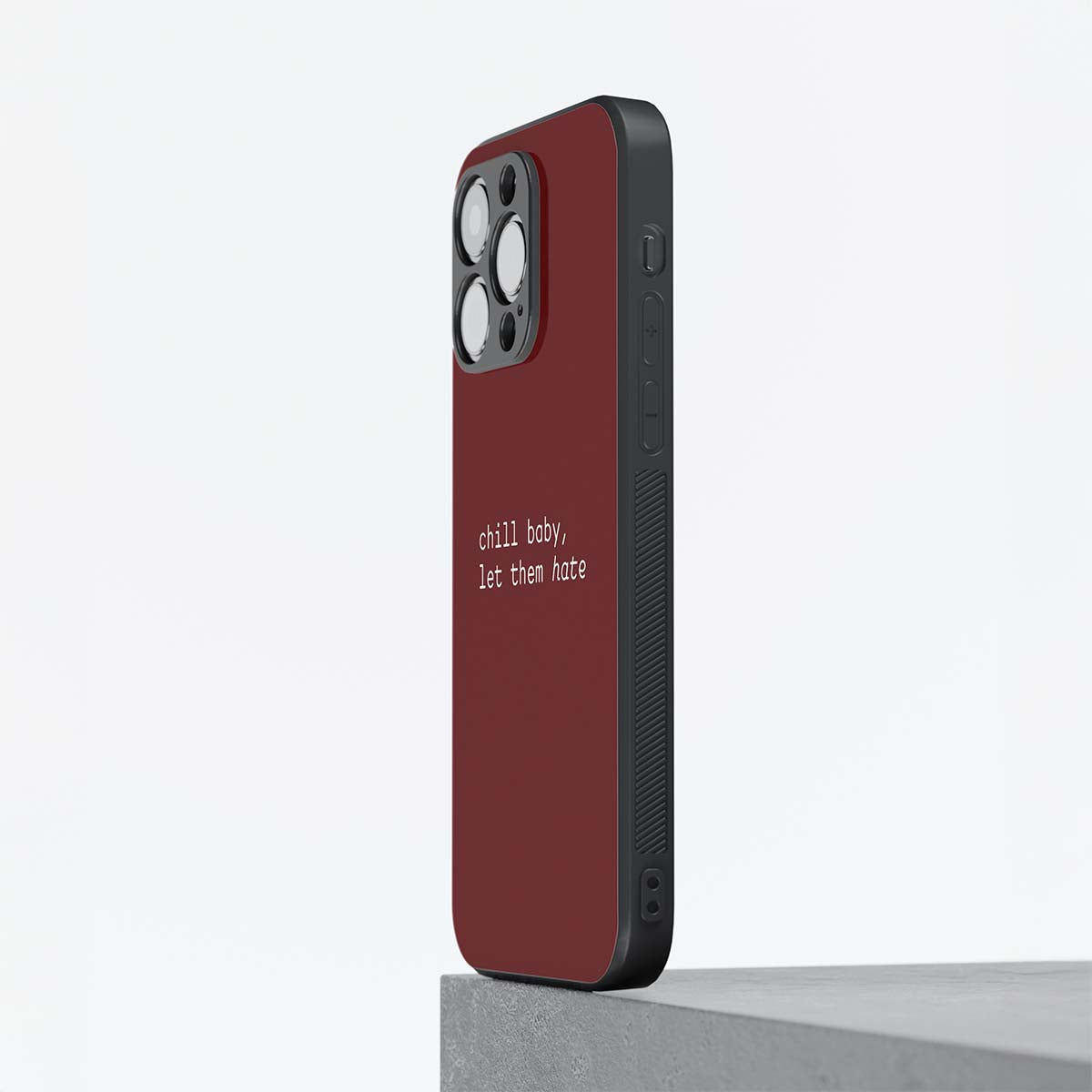 Chill Baby Let Them Hate Metal/Glass Hybrid Case