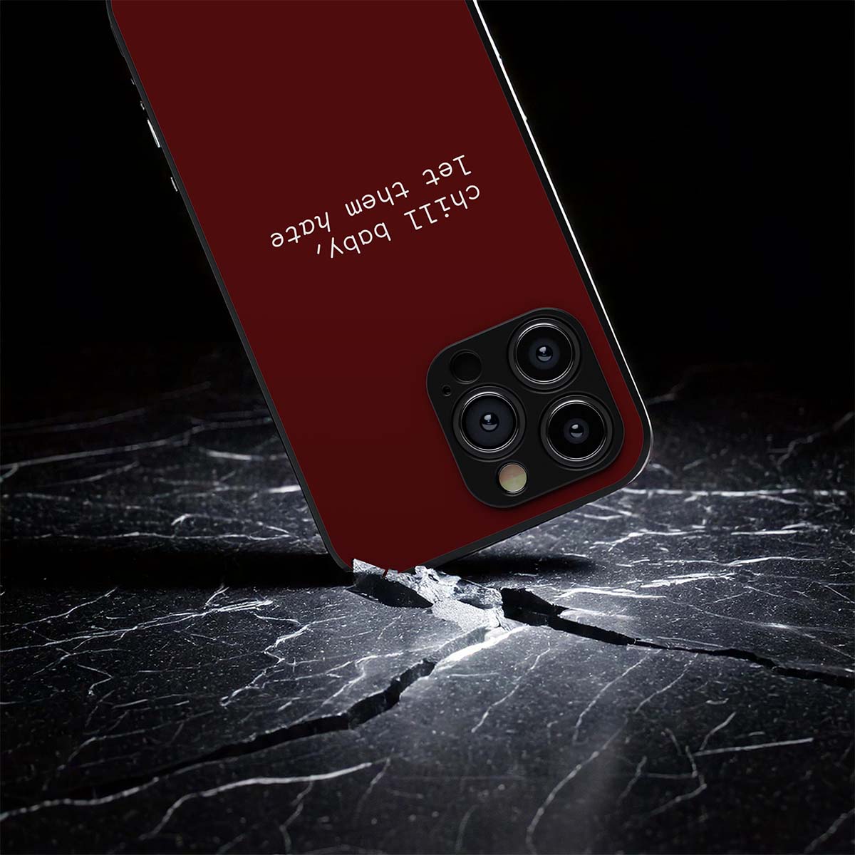 Chill Baby Let Them Hate Metal/Glass Hybrid Case