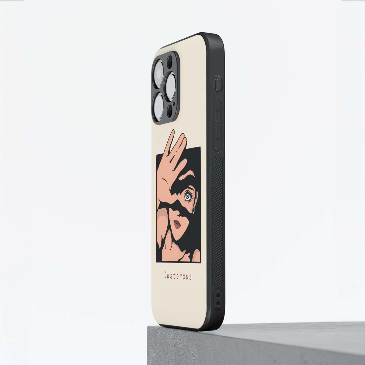 Lustrous Metal/Glass Hybrid Case