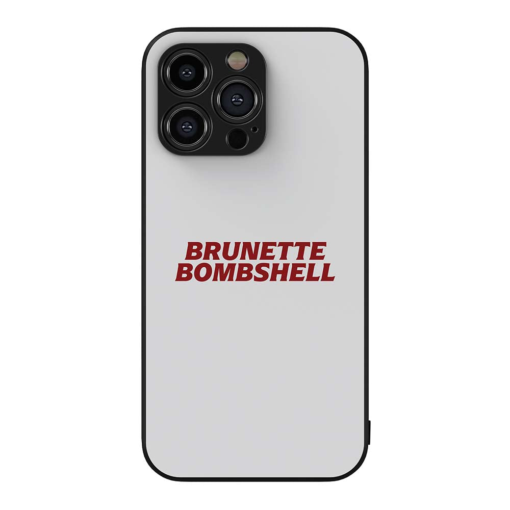 Brunette Bombshell Hybrid Metal Case - DFENS