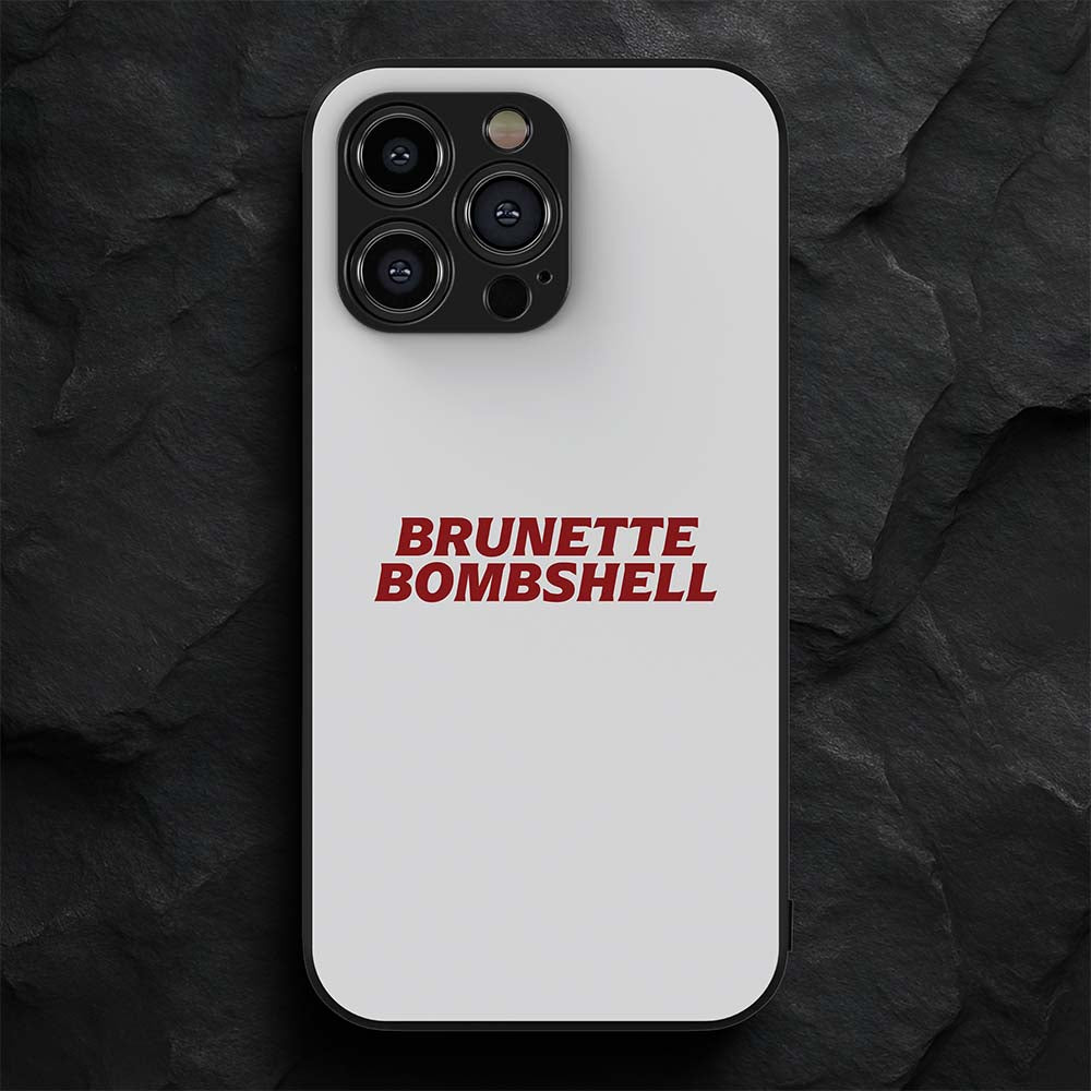 Brunette Bombshell Hybrid Metal Case