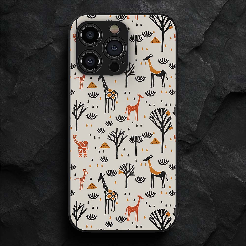 African Pattern 11 Hybrid Metal Case