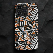 African Pattern 18 Hybrid Metal Case