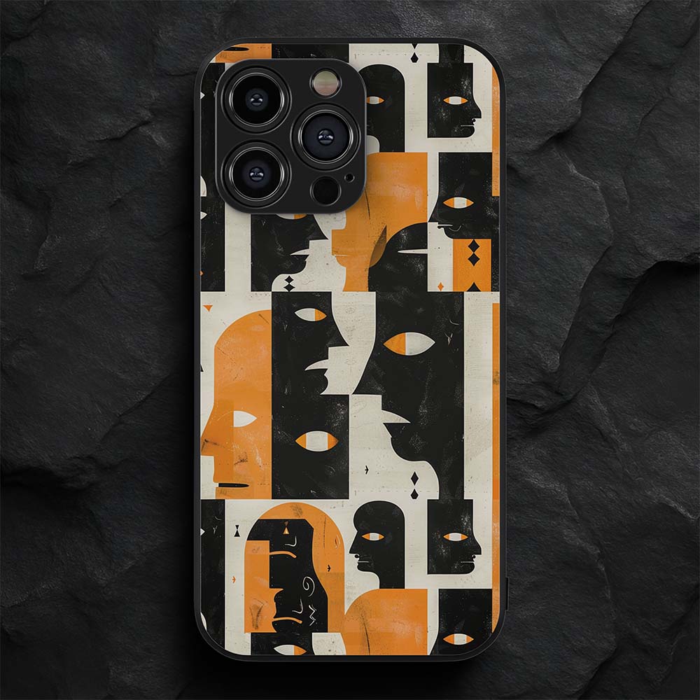 African Pattern 19 Hybrid Metal Case