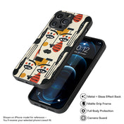 African Pattern 21 Hybrid Metal Case