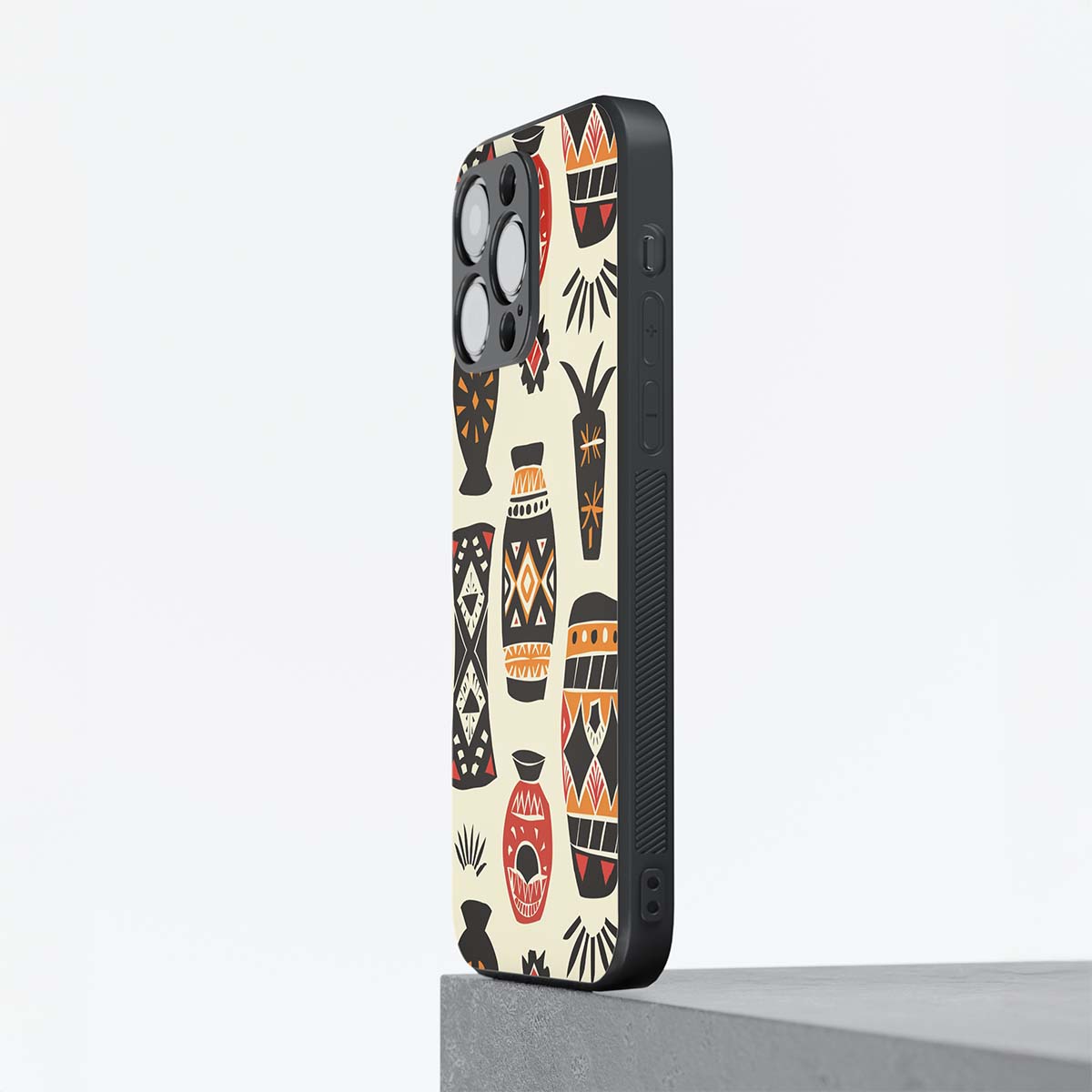African Pattern 22 Hybrid Metal Case
