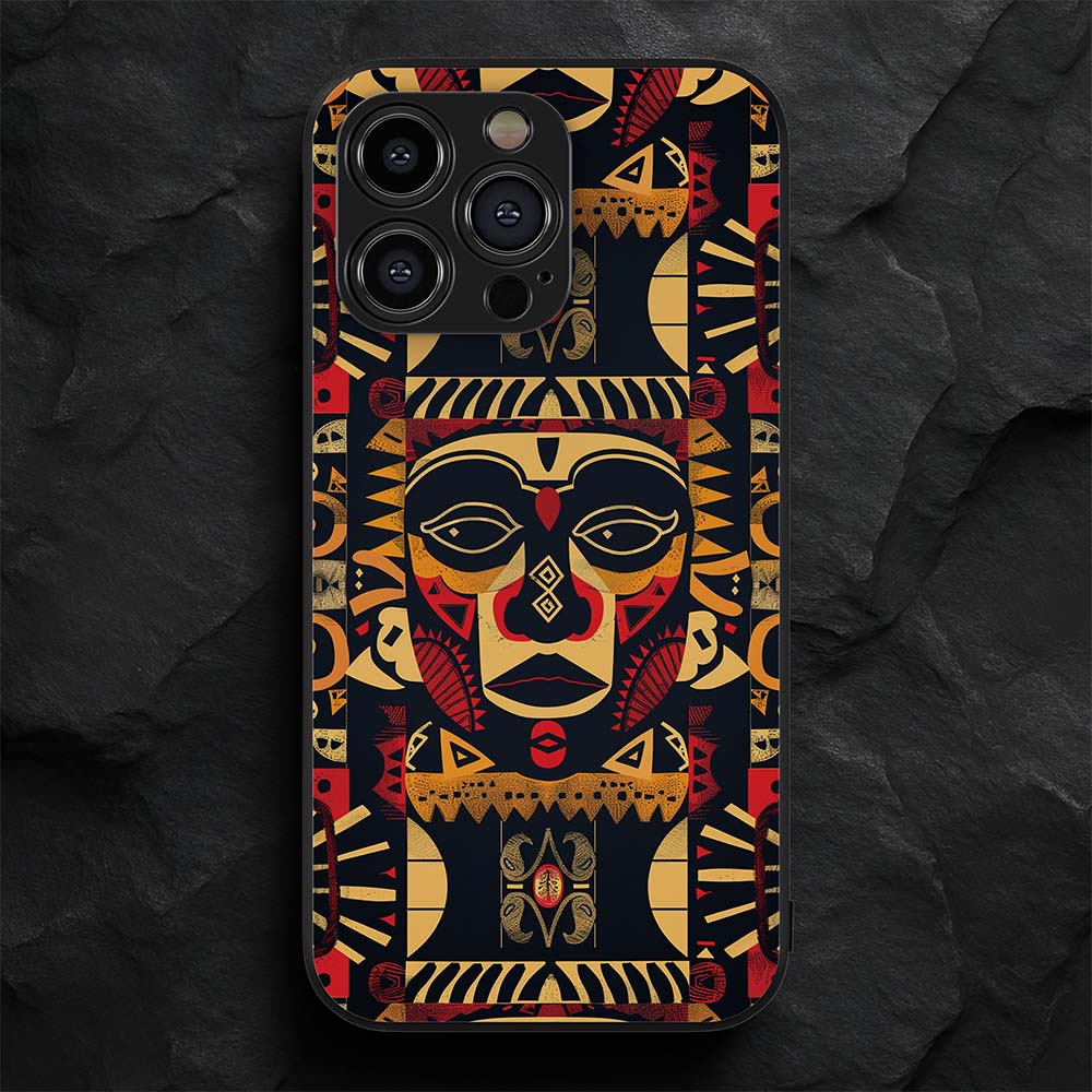 African Pattern 24 Hybrid Metal Case