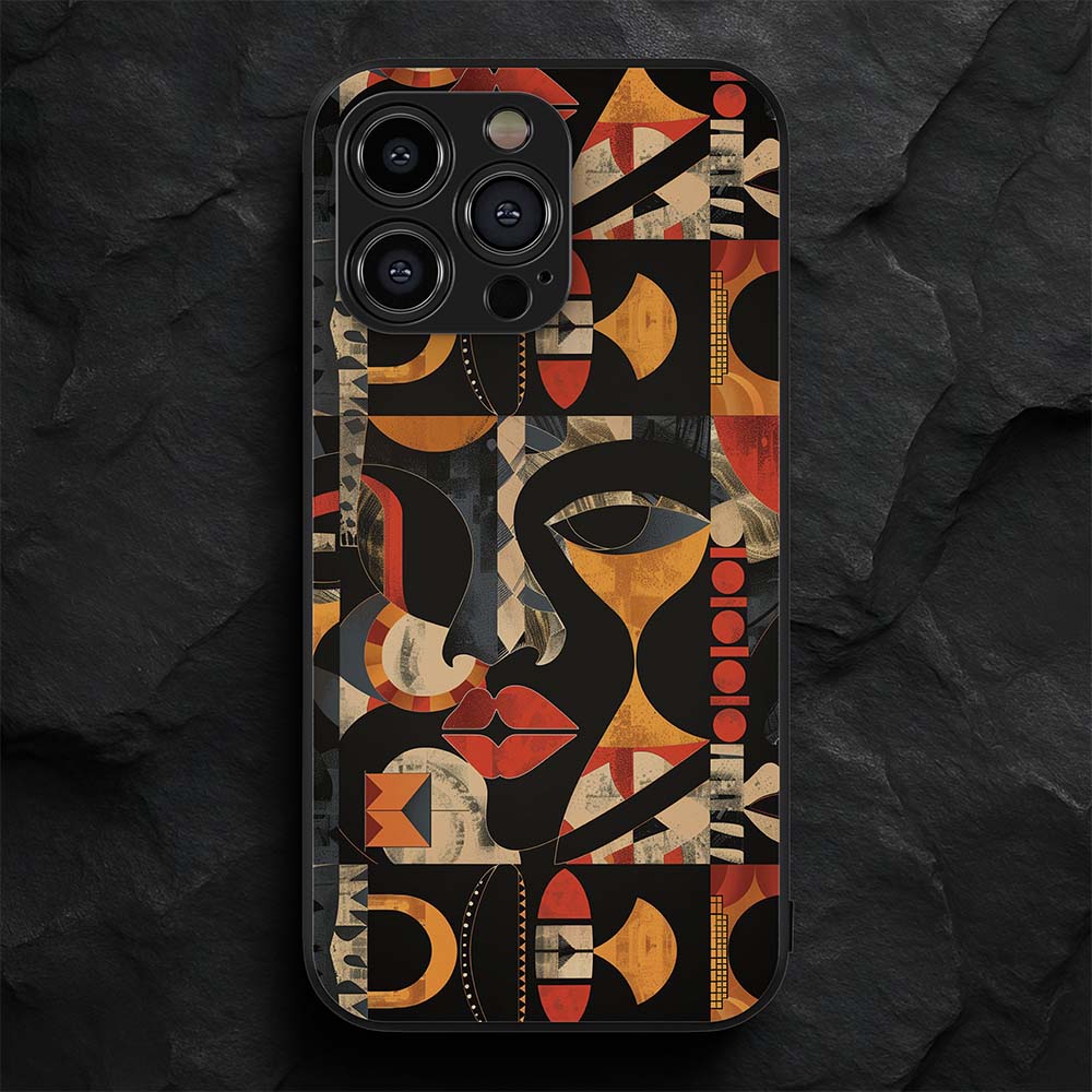African Pattern 26 Hybrid Metal Case
