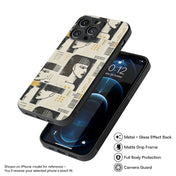 African Pattern 28 Hybrid Metal Case