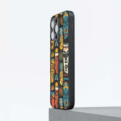 African Pattern 29 Hybrid Metal Case