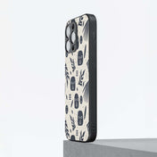 African Pattern 5 Hybrid Metal Case