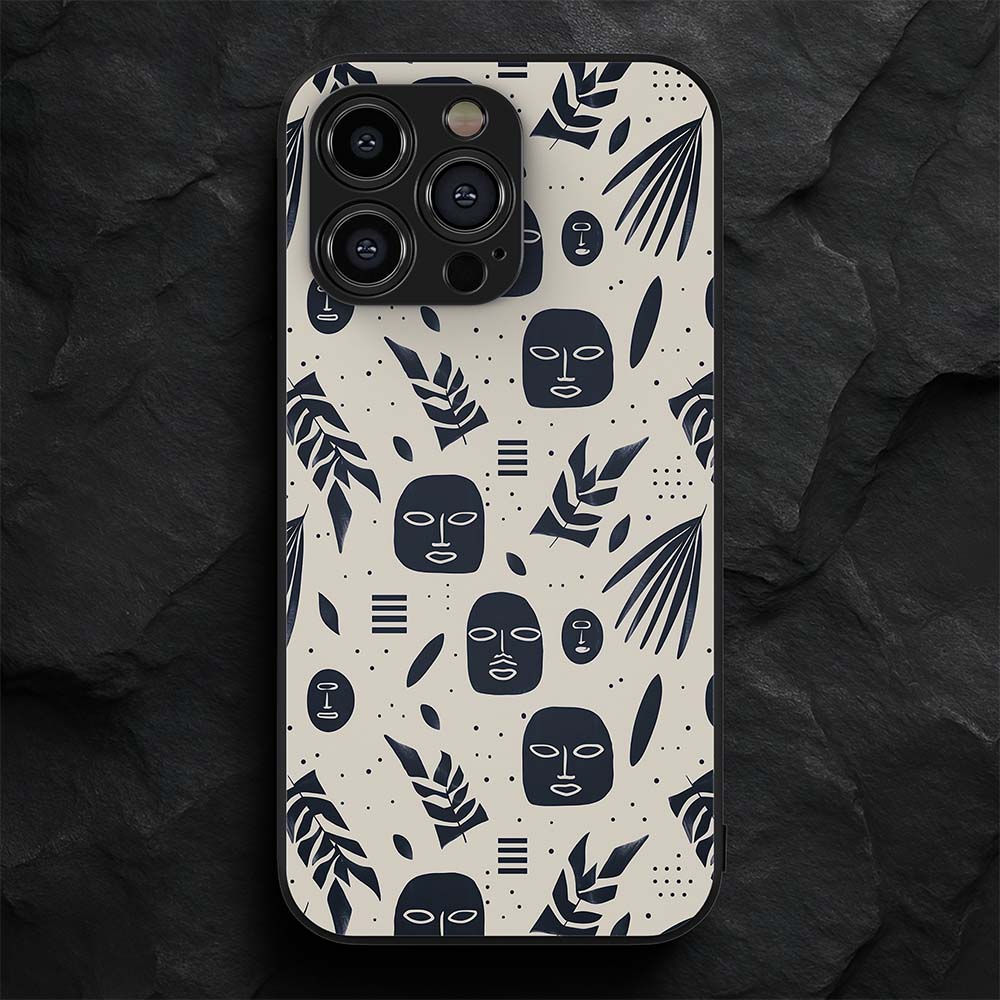 African Pattern 5 Hybrid Metal Case