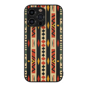 African Pattern 8 Hybrid Metal Case