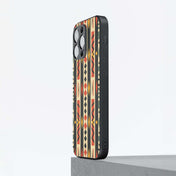 African Pattern 8 Hybrid Metal Case