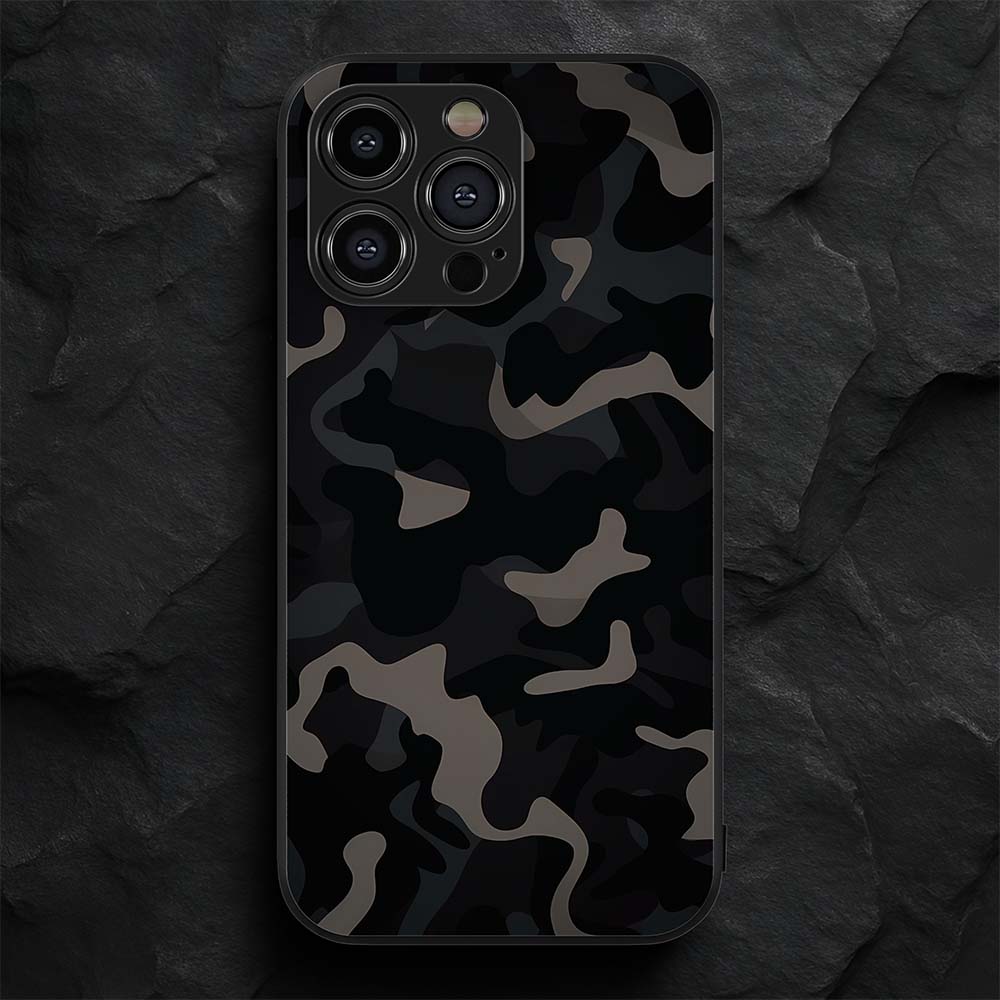 Camouflage Pattern 1 Hybrid Metal Case