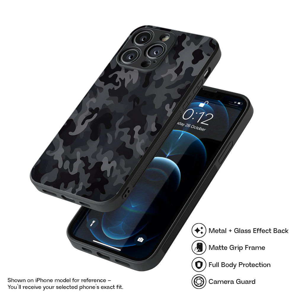 Camouflage Pattern 4 Hybrid Metal Case