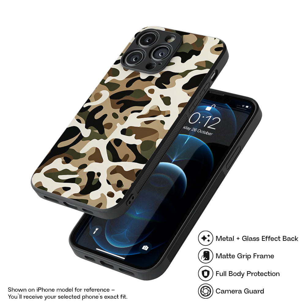 Camouflage Pattern 5 Hybrid Metal Case