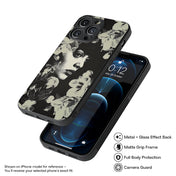 Feminine Pattern 1 Hybrid Metal Case