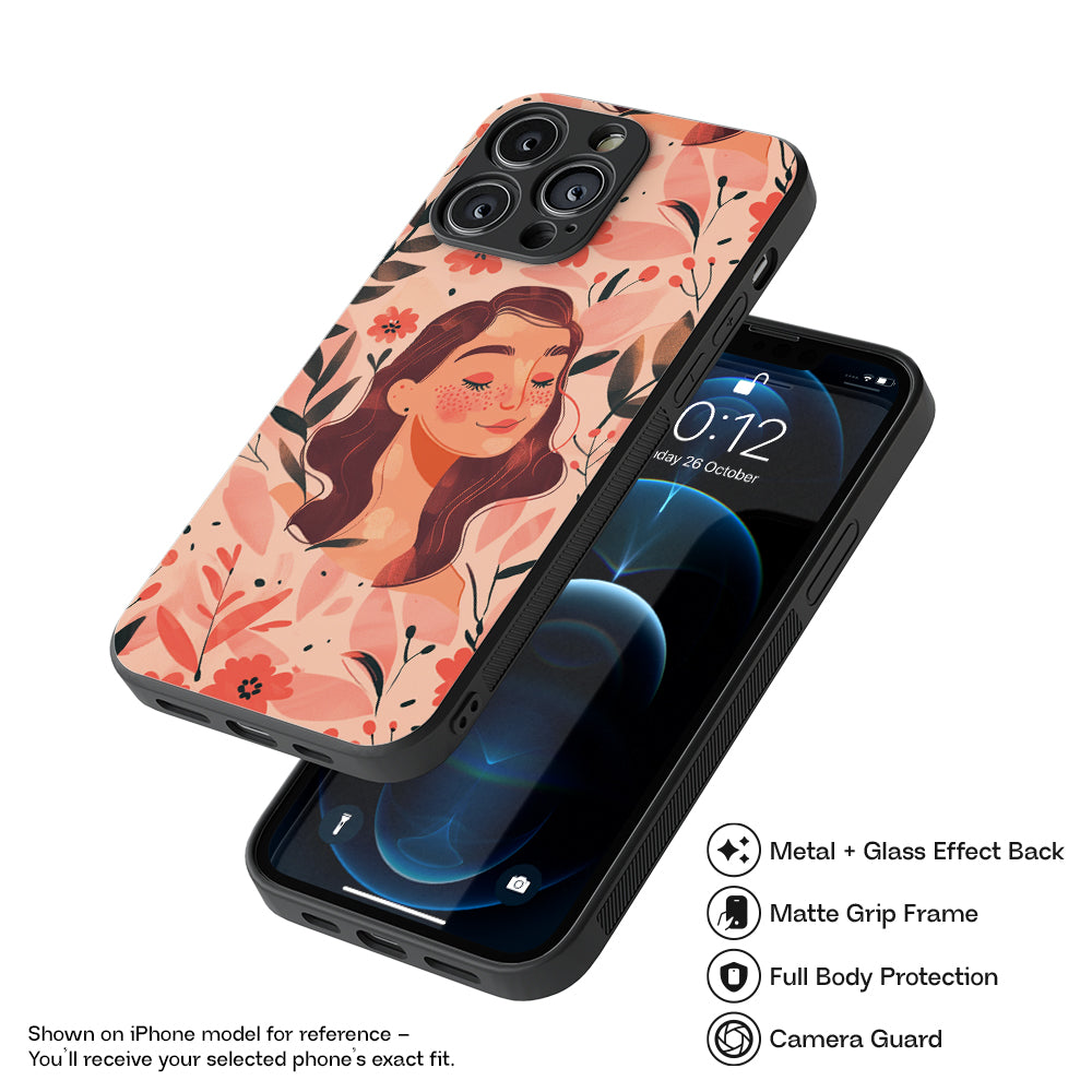 Feminine Pattern 3 Hybrid Metal Case