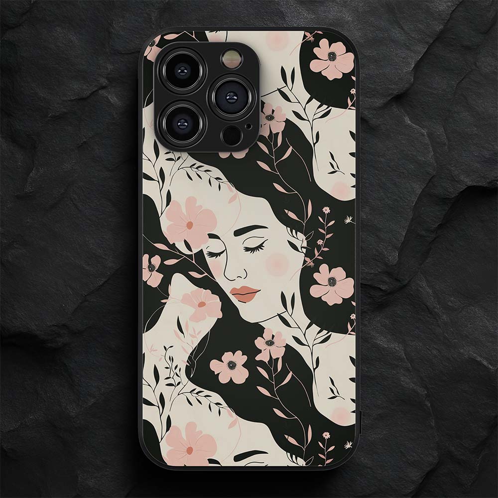 Feminine Pattern 5 Hybrid Metal Case