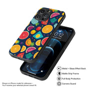 Fruits 1 Hybrid Metal Case