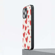 Hearts 1 Hybrid Metal Case