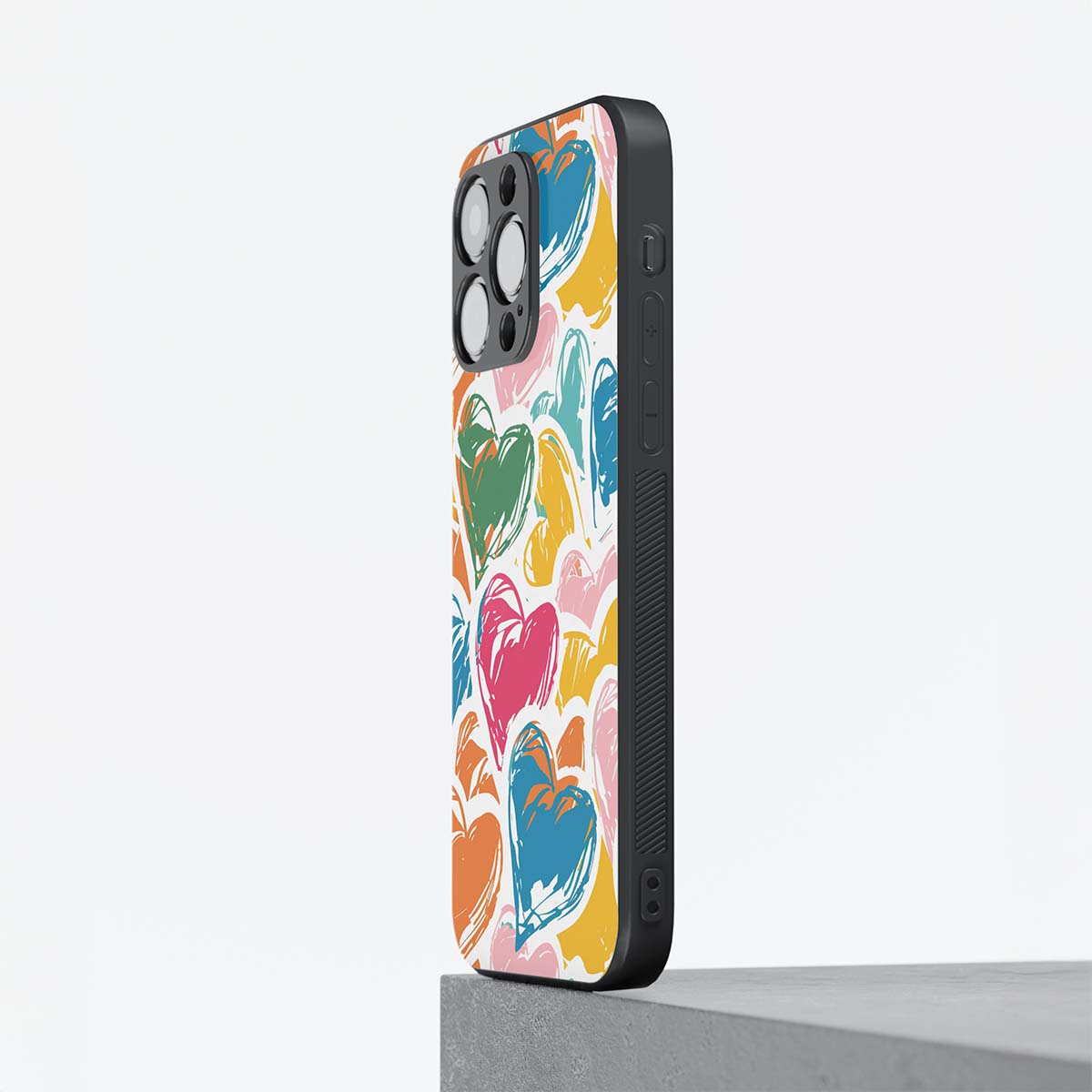 Hearts 2 Hybrid Metal Case