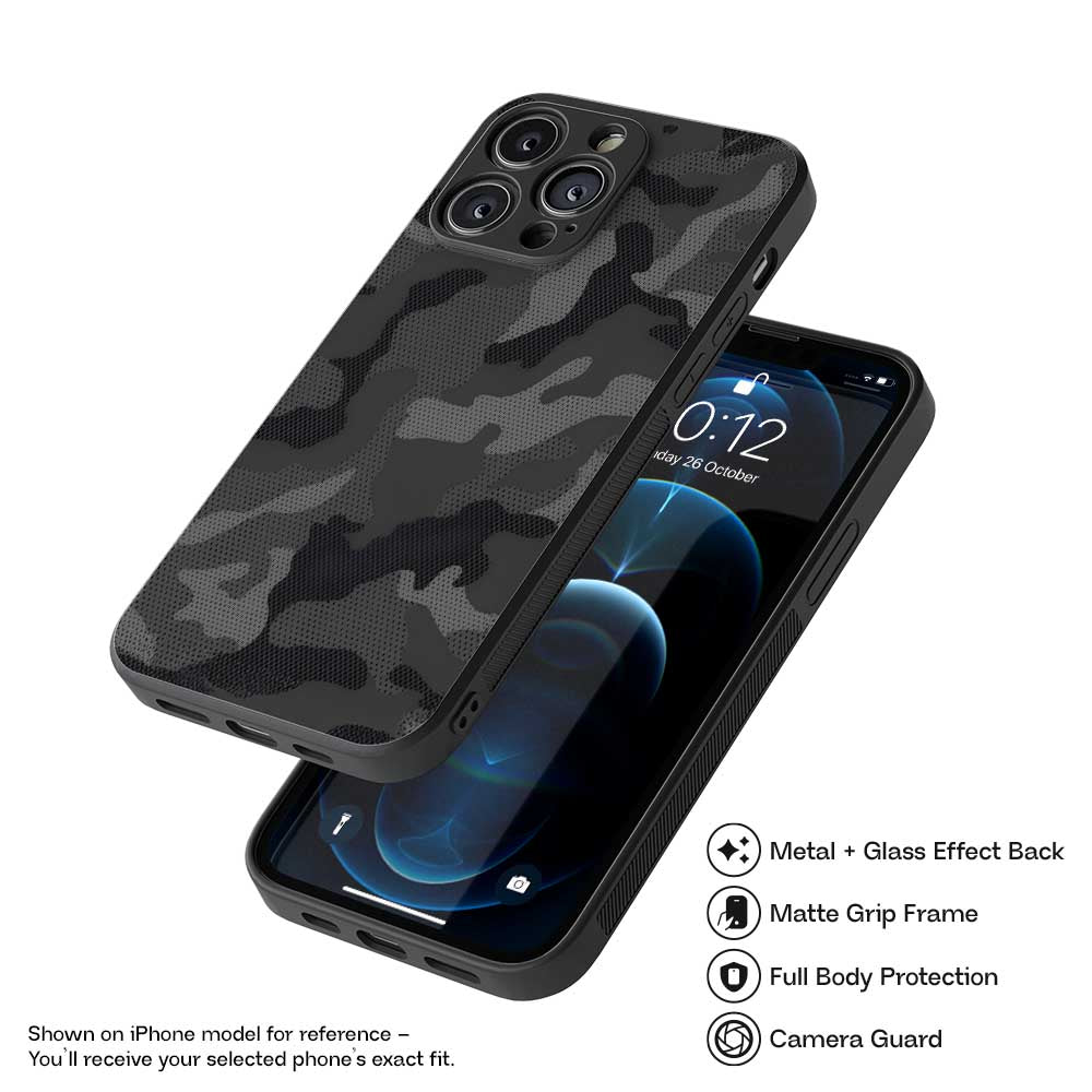 Camouflage 6 Hybrid Metal Case