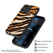 Tiger Pattern 1 Hybrid Metal Case