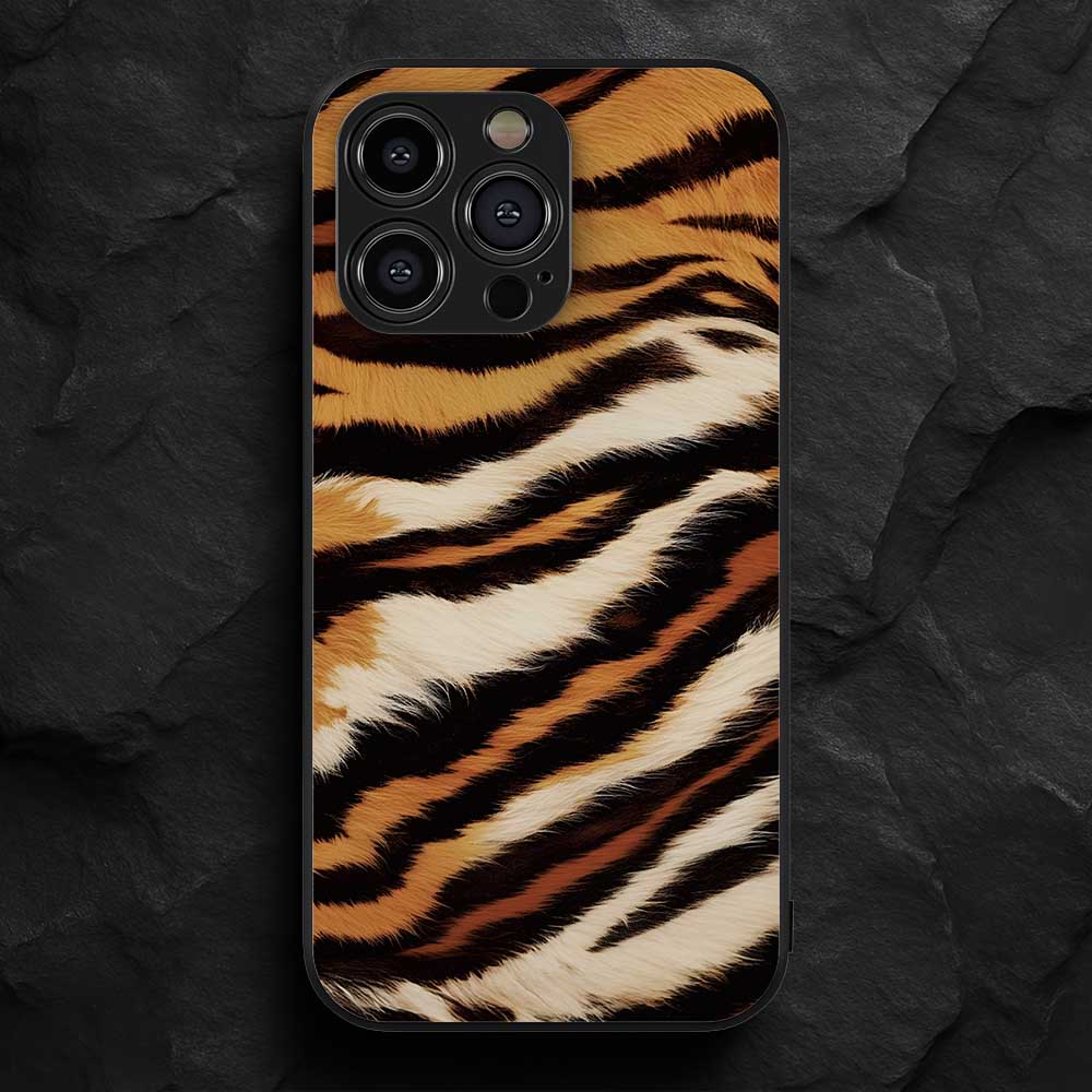 Tiger Pattern 1 Hybrid Metal Case