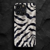 Zebra Pattern Hybrid Metal Case